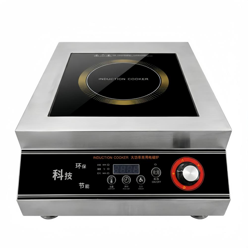 Tabletop Induction -Flate Burner(440 V) - Color: Silver