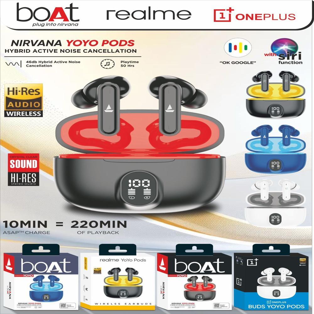 Yo Yo Earbuds With Box Packing