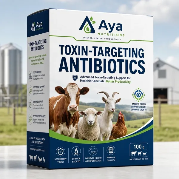 Toxin-Targeting Antibiotic for Animals