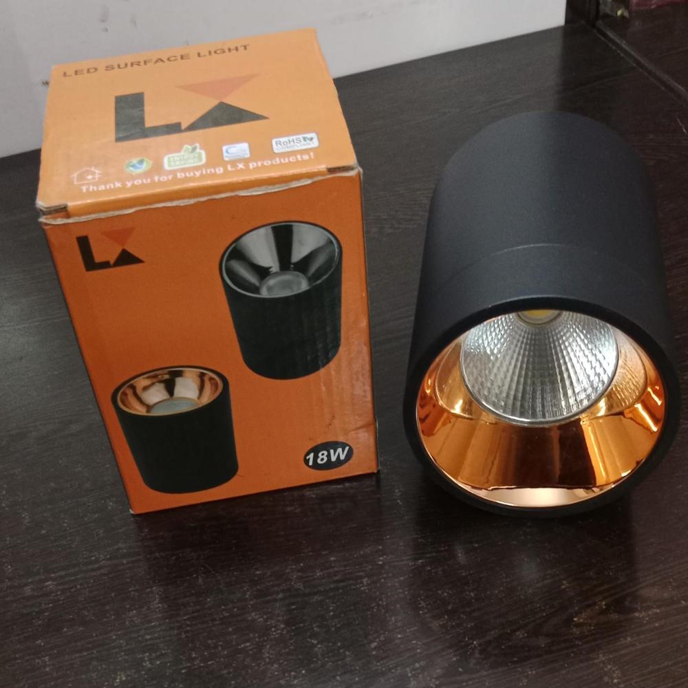 12 Watt Led Cylinder Surface Light - Application: Home
