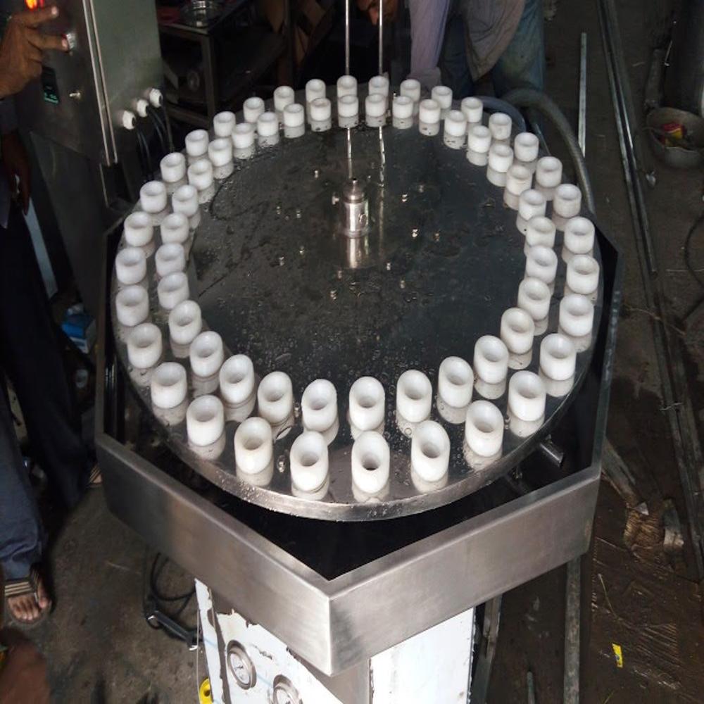 Semi Automatic Rotary Bottle Washing Machine
