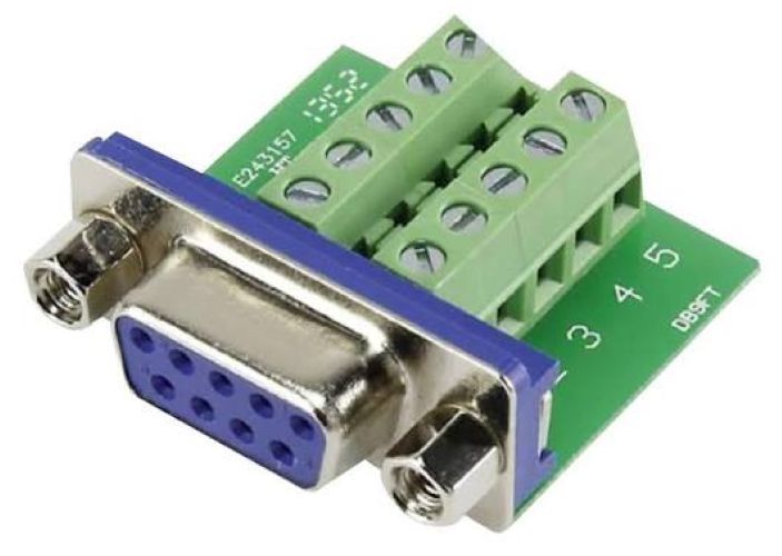 VGA Female Connector for Wall Plate Screw Fitting Connector