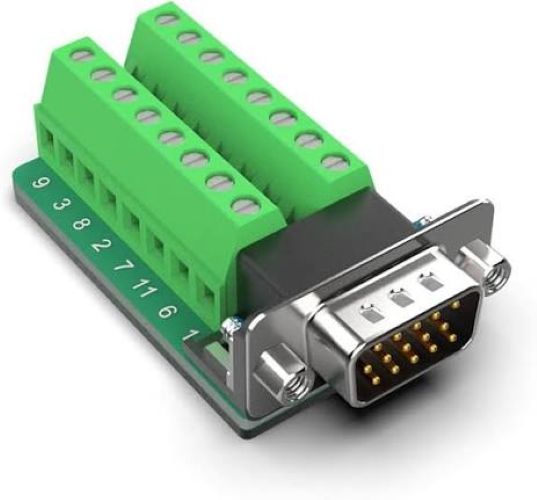 VGA Female Connector for Wall Plate Screw Fitting Connector