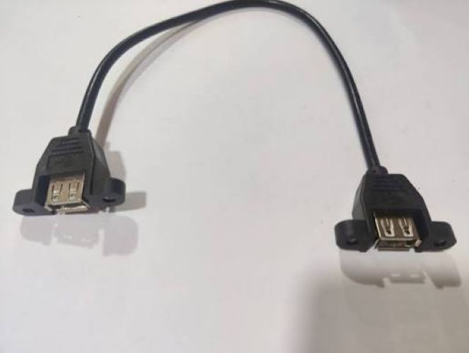 USB Female To Female With Fitting