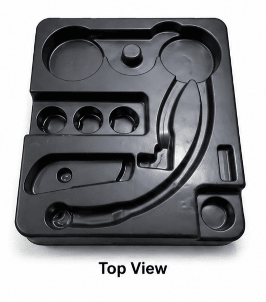 Phone Accessories Black Blister Packaging Tray