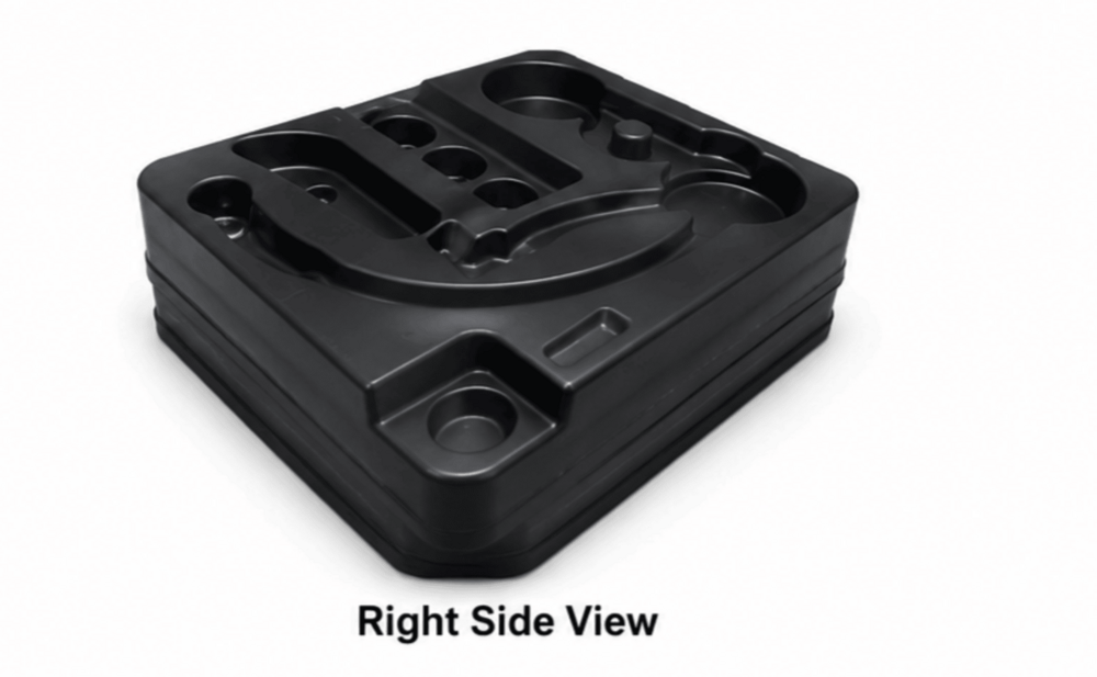 Phone Accessories Black Blister Packaging Tray
