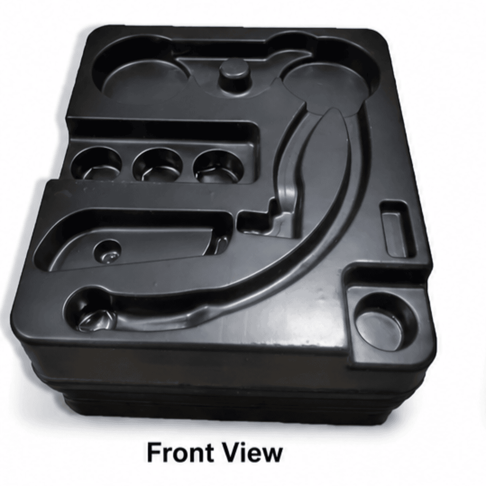 Phone Accessories Black Blister Packaging Tray