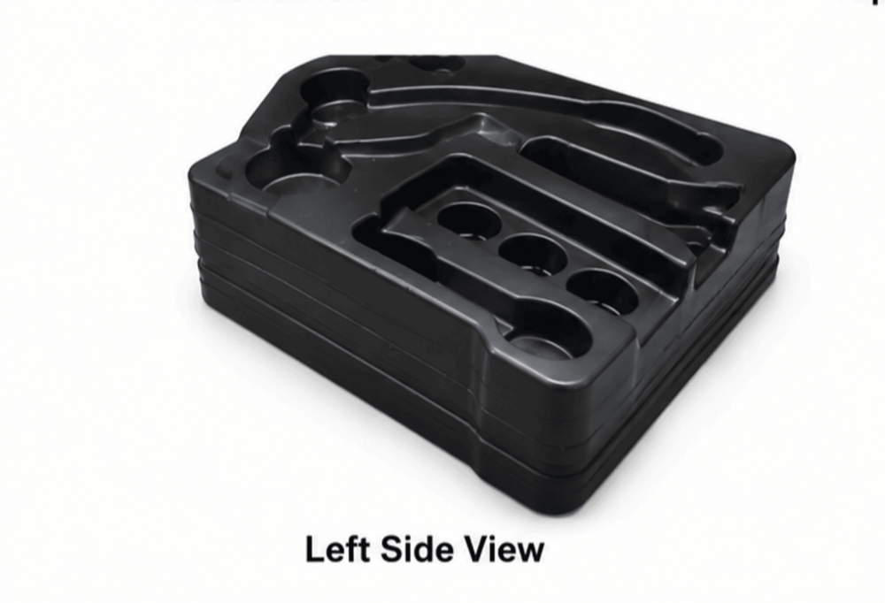 Phone Accessories Black Blister Packaging Tray