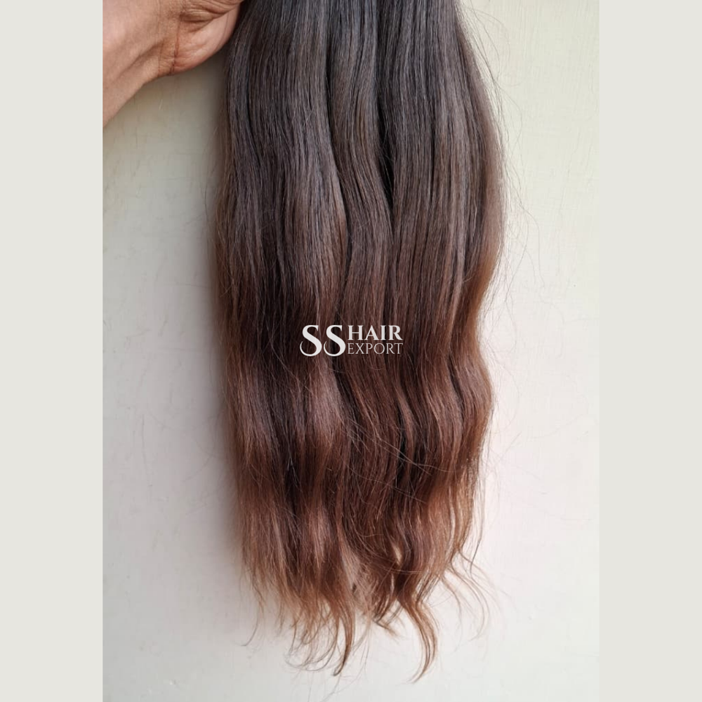 18inch Virgin Bulk Human Hair Indian Natural Black Hair For Wigs & Hair Extension