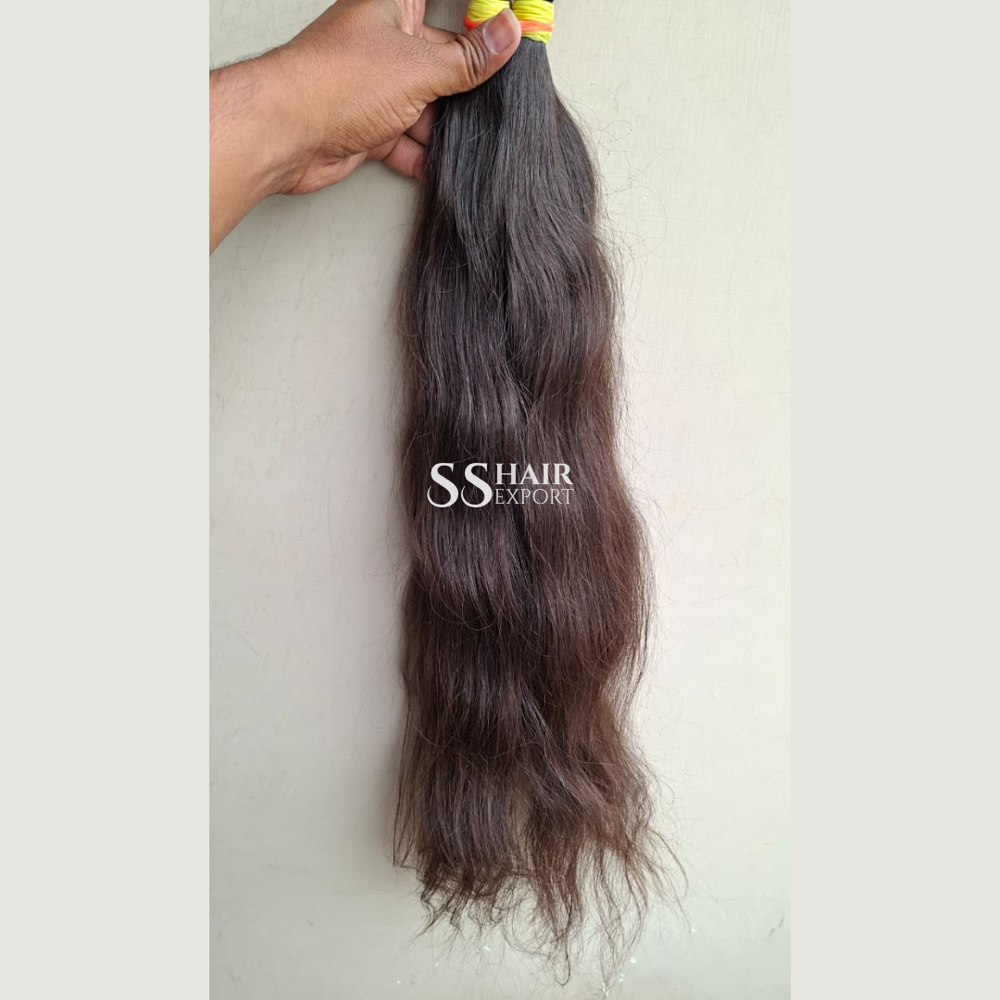 12A Grade Bulk Human Hair Braiding Indian Hair Weaving Export Quality