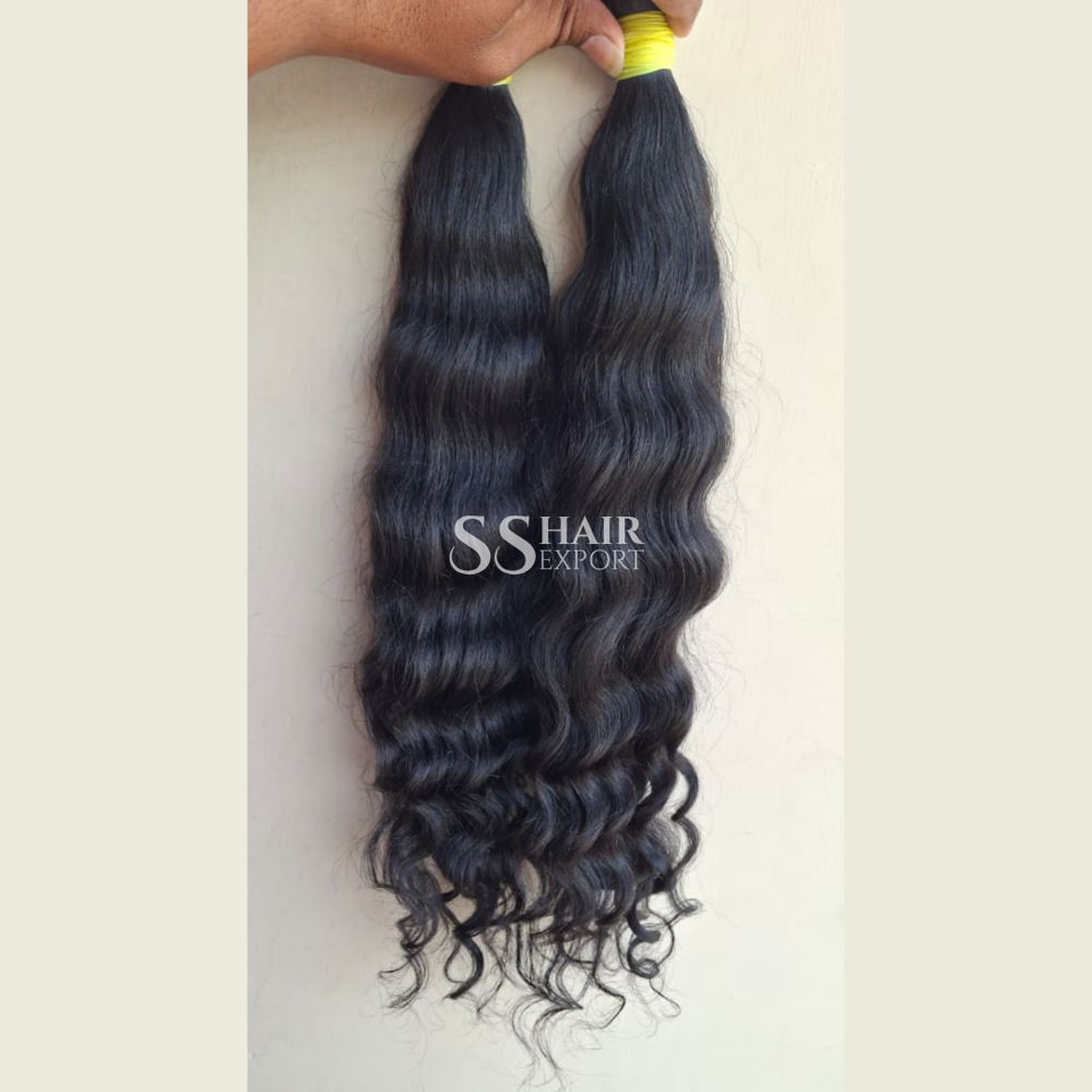 Curly Bulk Human Hair Braiding Indian Raw Hair Natural Weaving No Weft