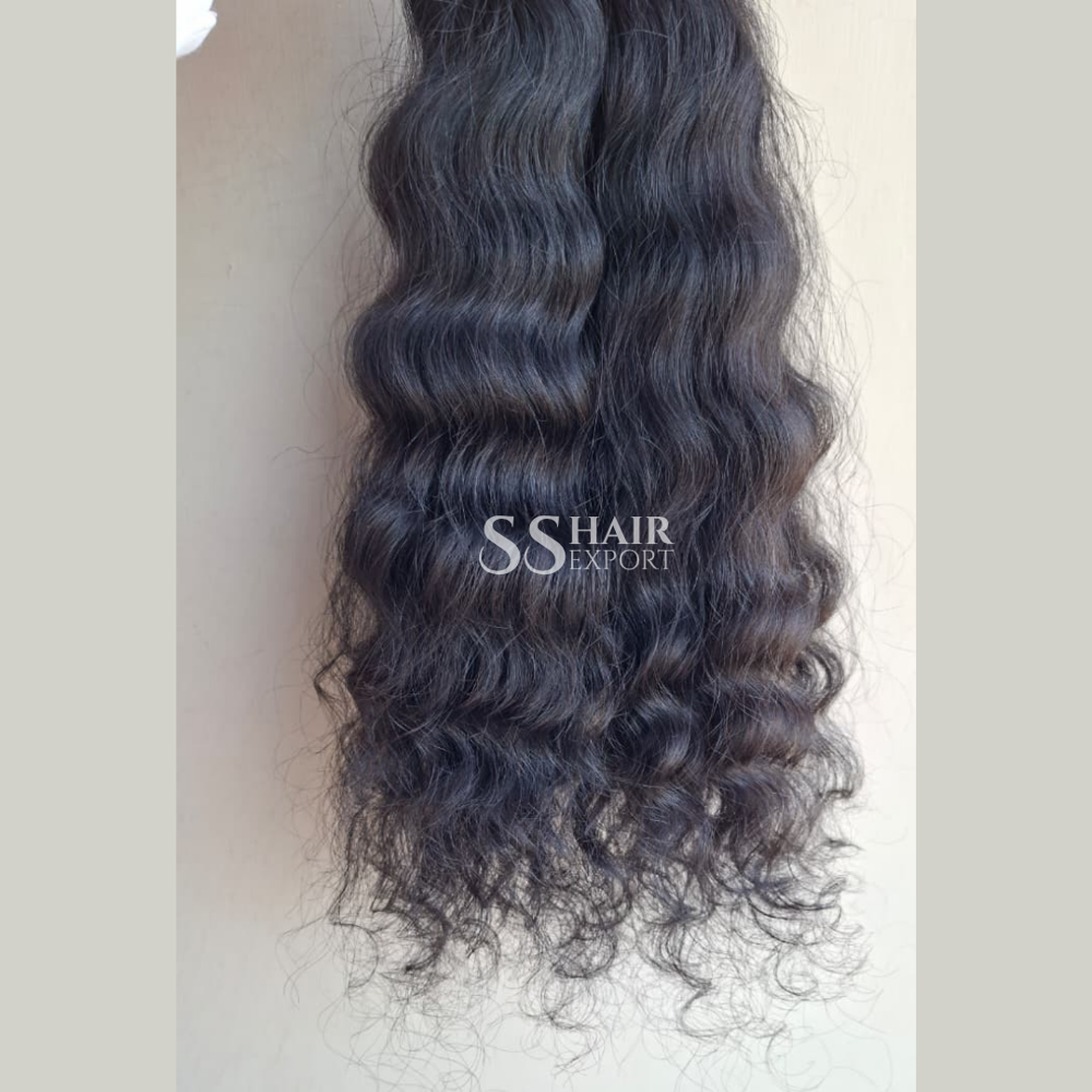 Curly Bulk Human Hair Braiding Indian Raw Hair Natural Weaving No Weft