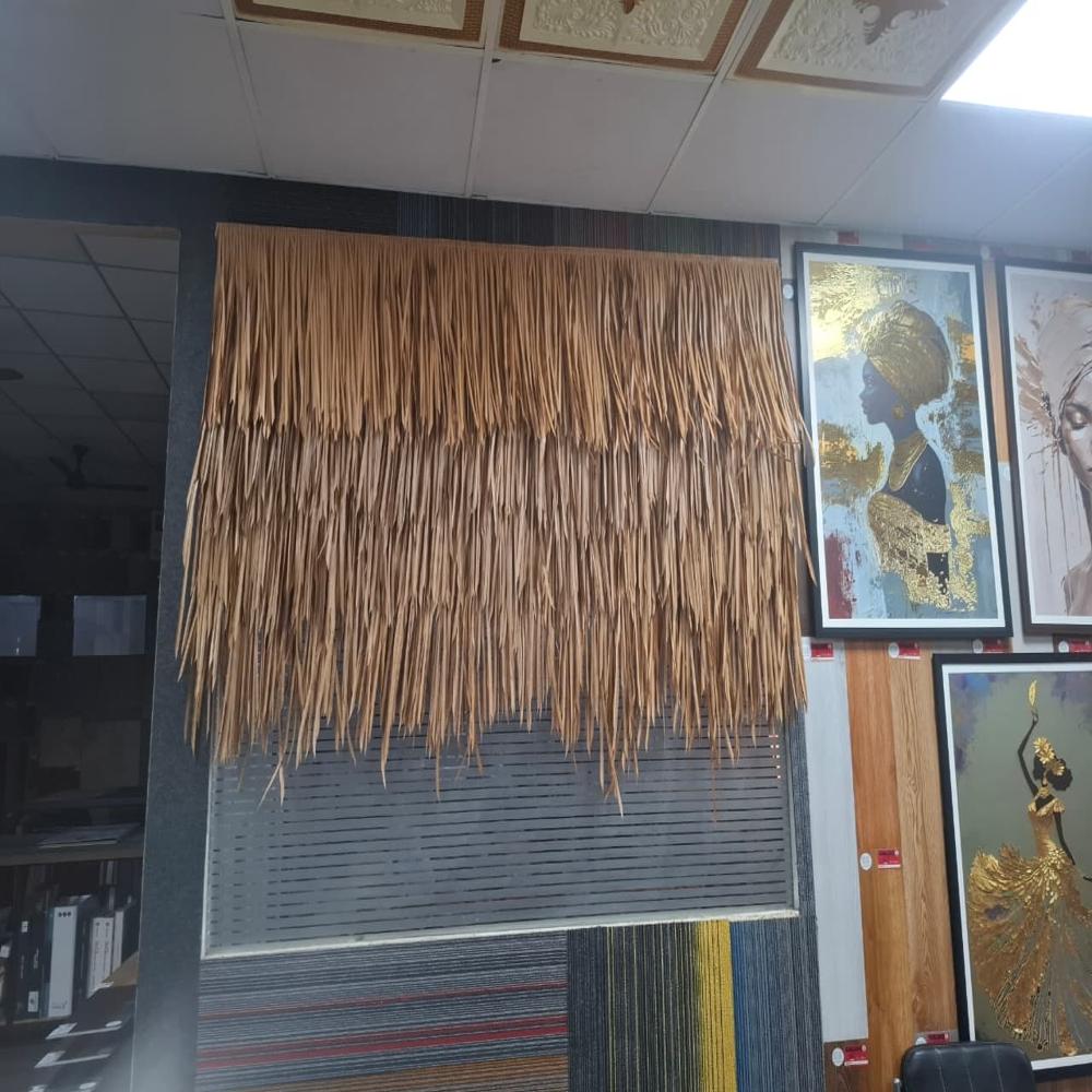 Synthetic Thatch Roofing Panels for Resorts, Cafes & Farmhouses all over india Service available import and export Artificial thatch Grass and roof 