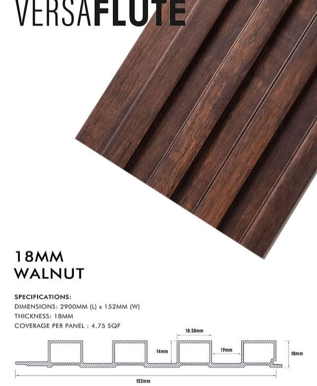 Versaflute CPC wall ceiling interior cladding waterproof luxury interior Leben panel louver 27mm thickness 4flute