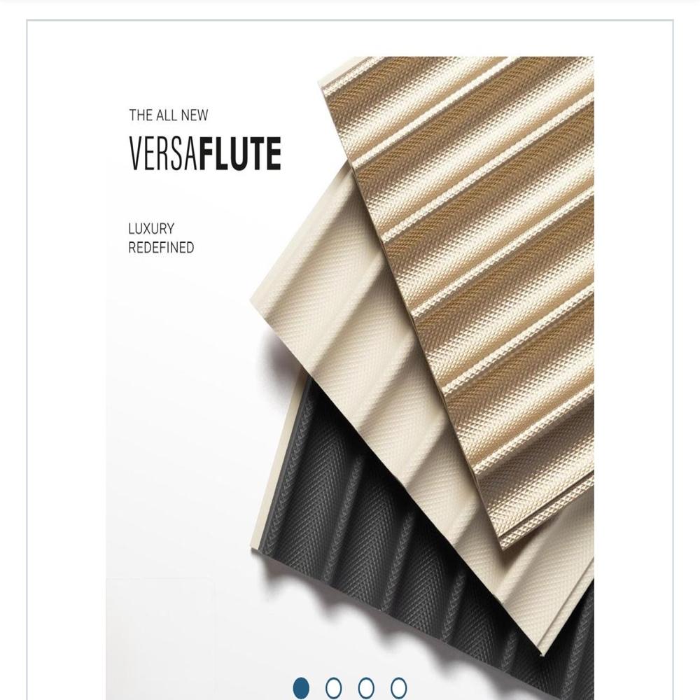 Versaflute CPC wall ceiling interior cladding waterproof luxury interior Leben panel louver 27mm thickness 4flute