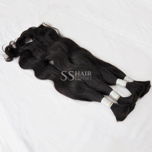 Indian Premium Machine Remy Straight Bulk Human Hair 10-30inch Available