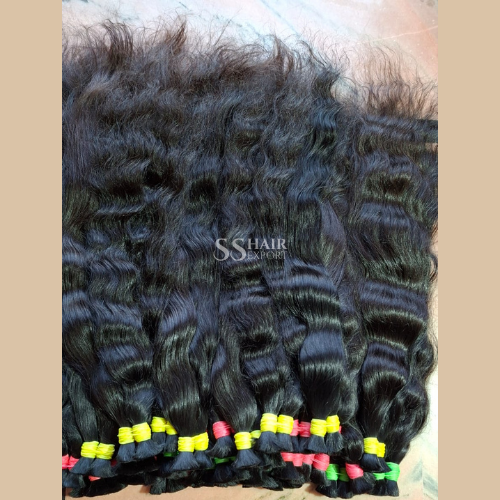 Bulk Human Braiding Hair Indian Hair Natural Weaving Braids Dark Brown