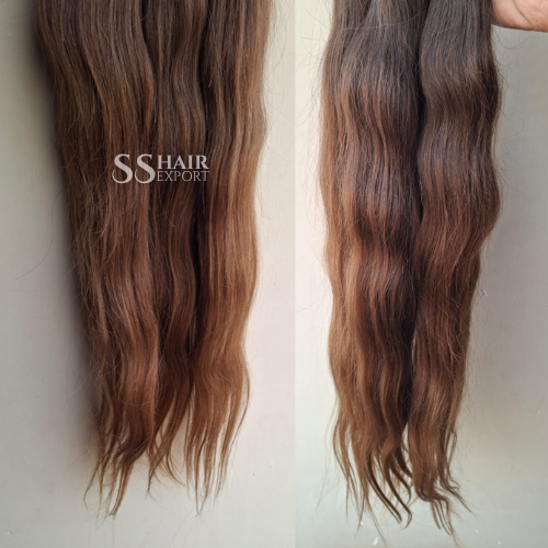 Wavy Bulk Human Hair Extensions Braids Indian Natural Weaving Raw Virgin