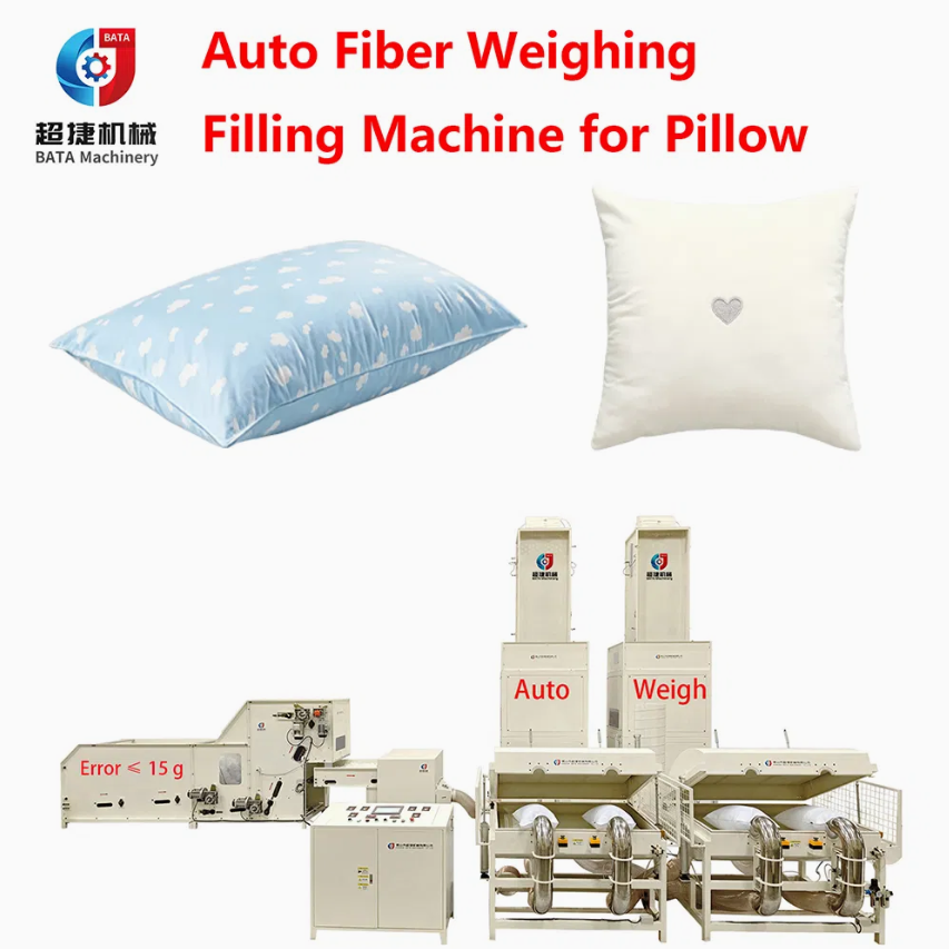 Polyester Fiber Filling Machine Automatic Pillow Production Line Cotton Stuffing Pillow Machine