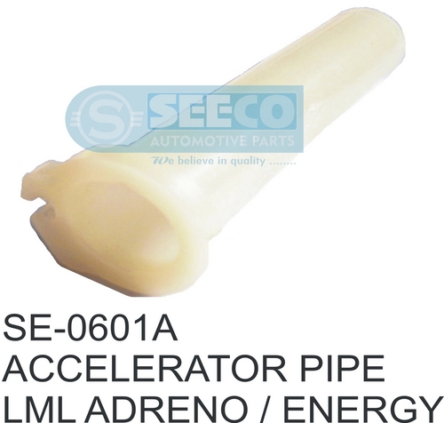 ACC. PIPE - Plastic Material, Polished Finish | Working Life: 5-6 Years, Ideal for Automotive Parts Applications