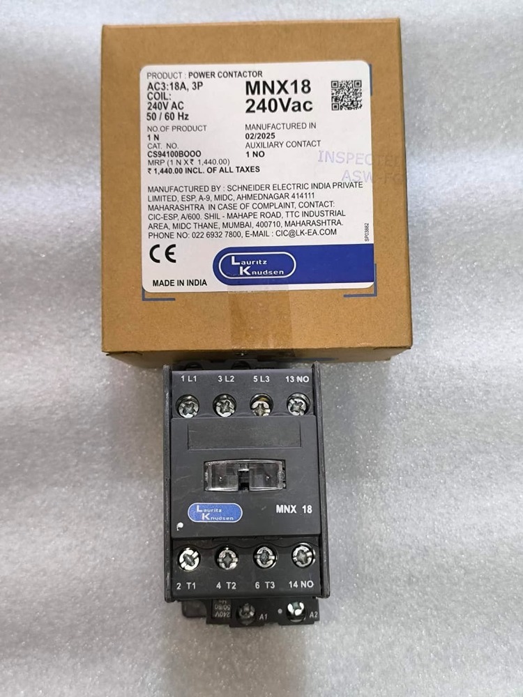 L And T MNX18 Contactor