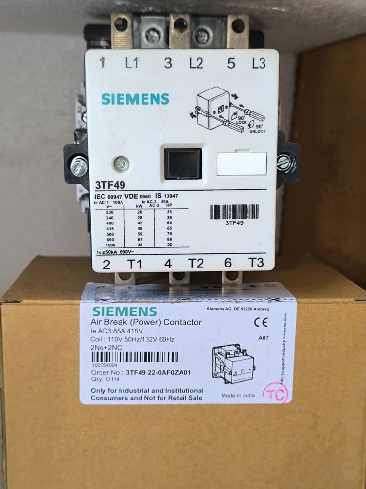 Siemens 3TF49 Contactor