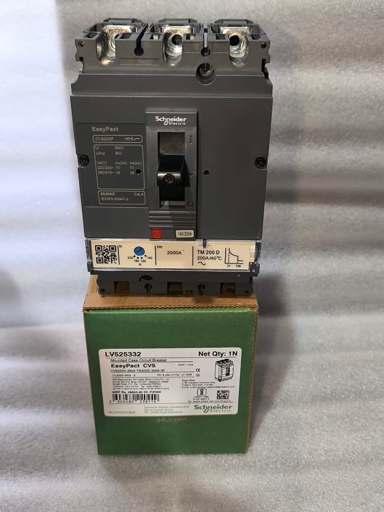 Schneider LV525332 200A 3P Mccb