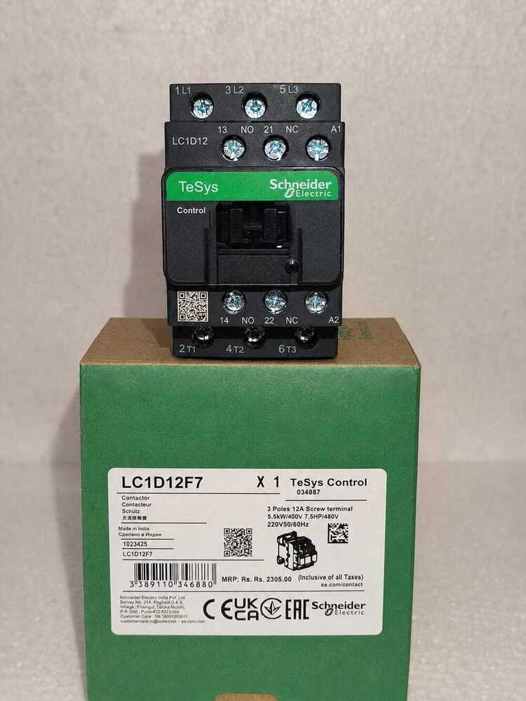 Schneider Lc1D12 Contactor - Application: Motor Control