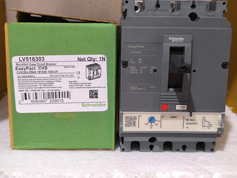Schneider LV516303 160A 3P Mccb