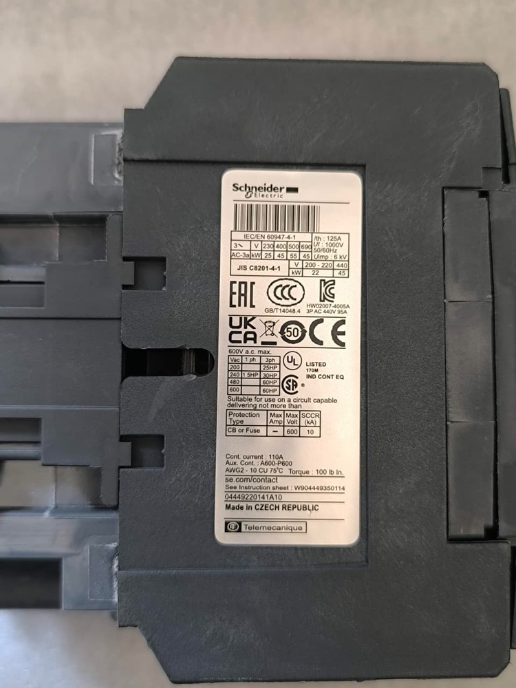 Schneider LC1D80 Contactor