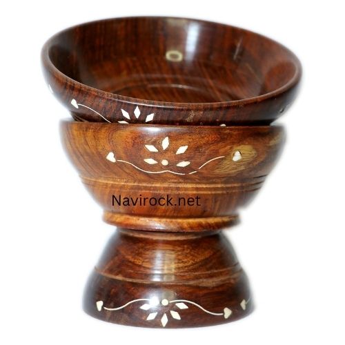 Rustic Wooden Serving Bowls (Set of 3) Perfect for Meals, Snacks & Home Decor
