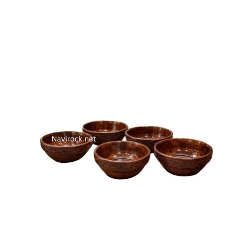 Natural Acacia Wooden Small Bowl  Handmade Kitchen & Dining Decor for Snacks & Sides Absolute Beautiful with Your Kitchen Bowls