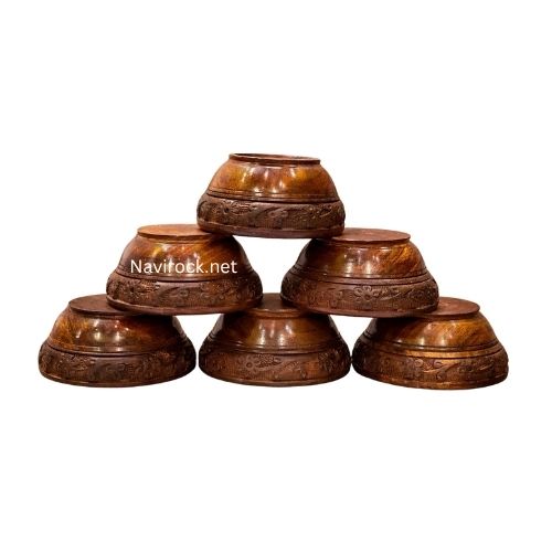 Natural Acacia Wooden Small Bowl  Handmade Kitchen & Dining Decor for Snacks & Sides Absolute Beautiful with Your Kitchen Bowls