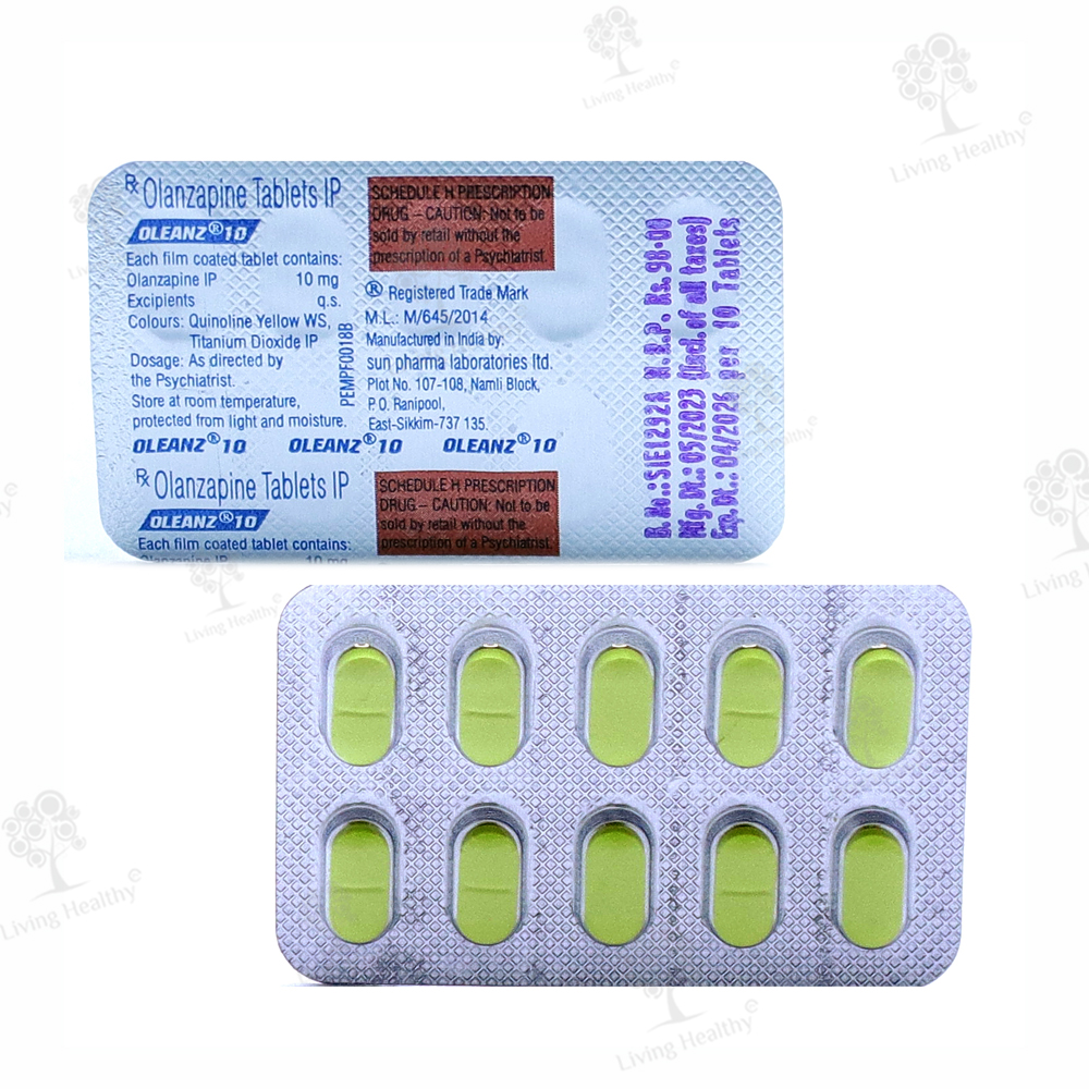 Oleanz 10mg Tablets - Dosage Form: Solid