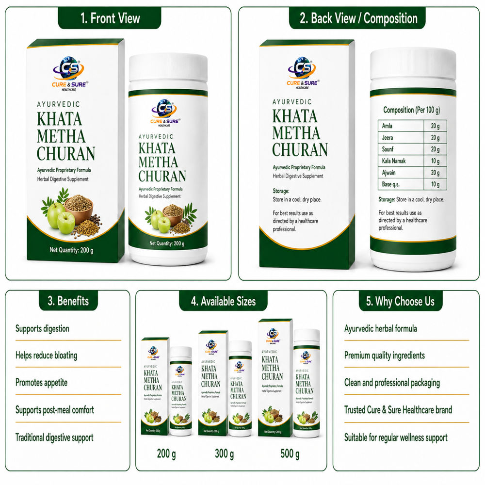 Ayurvedic Khata Metha Churan Third Party Manufacturing