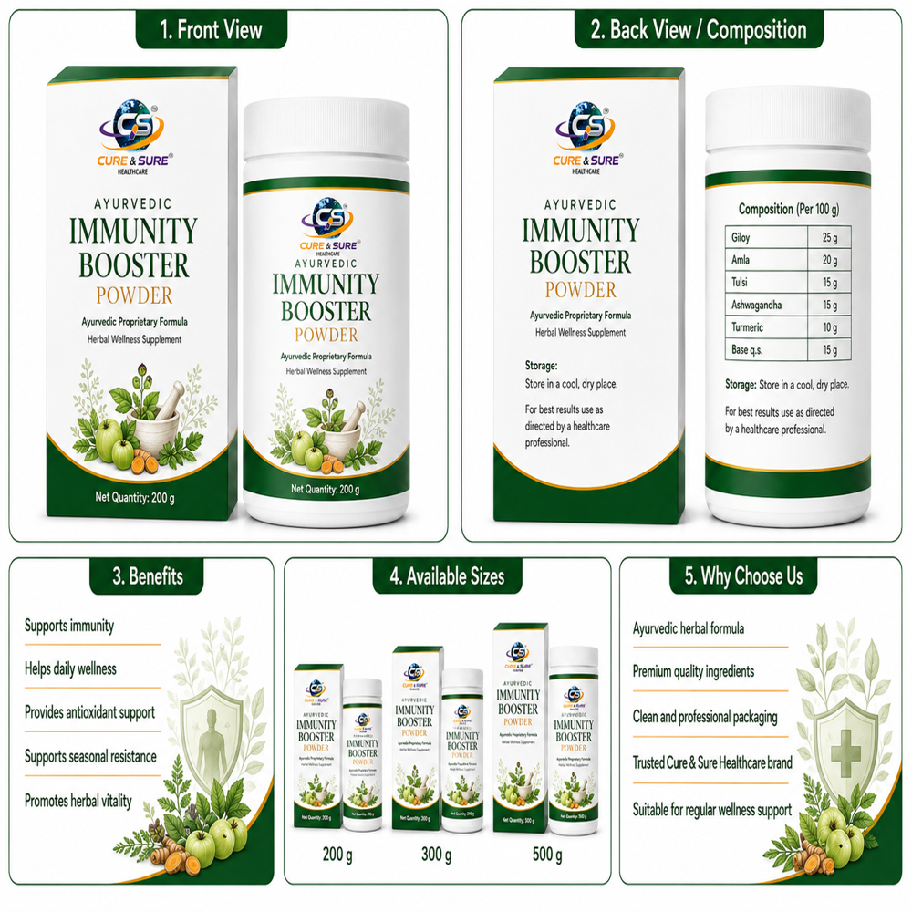 Ayurvedic Immunity Booster Powder Third Party Manufacturing