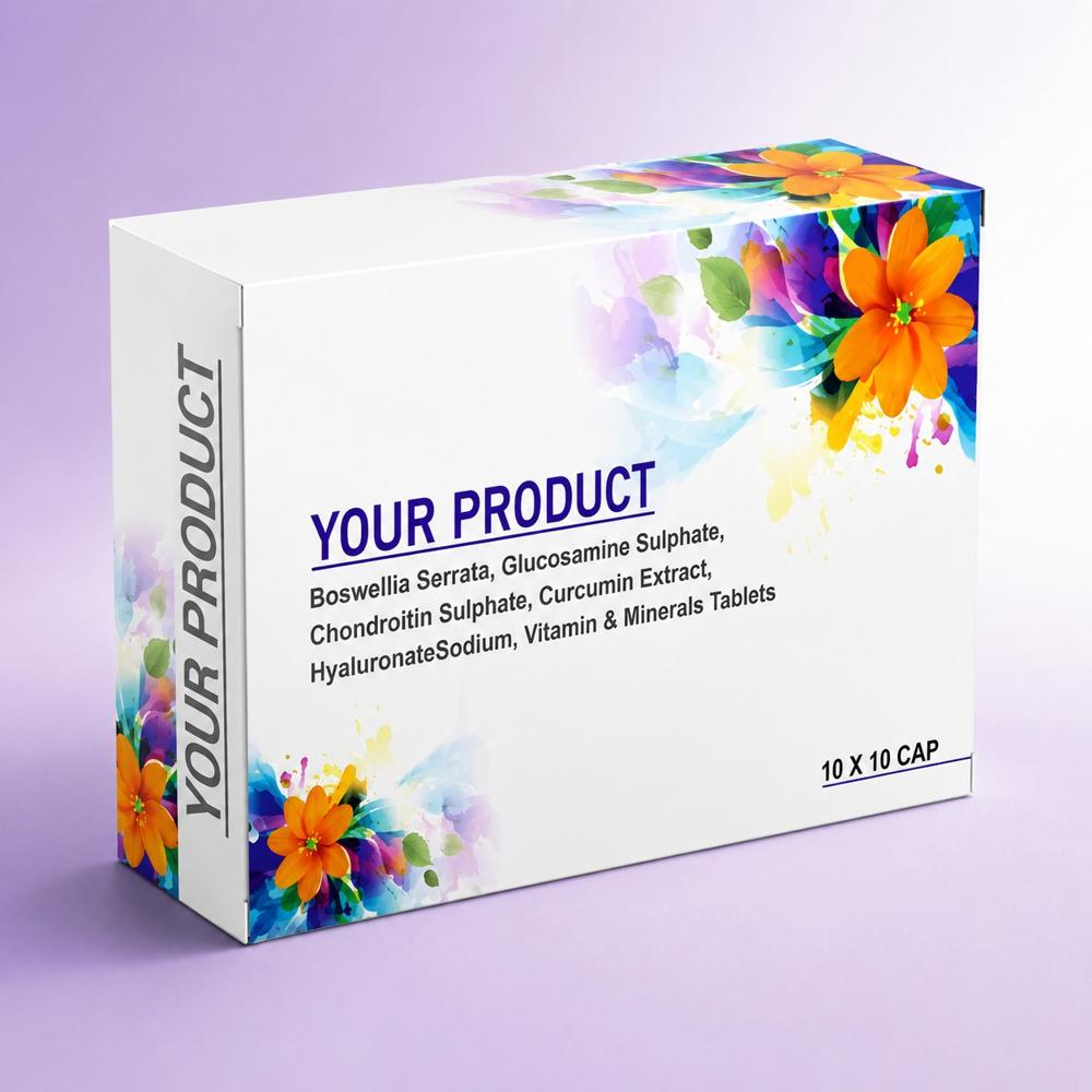 Boswellia Serrata, Glucosamine Sulphate, Chondroitin Sulphate, Cucid, Vitamins & MrcExtrumin act, Hyaluronic Ainerals Tablets