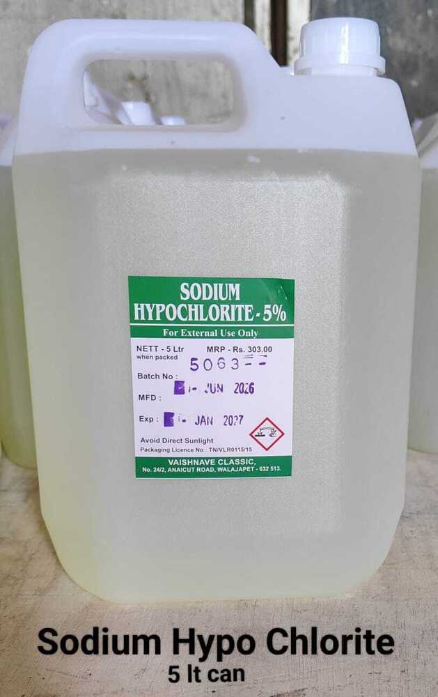 Sodium Hypochlorite घोल