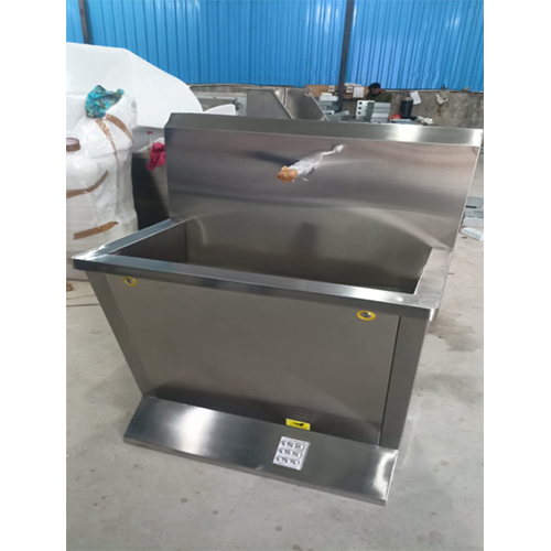 SS304 One Bay Manual Scrub Sink