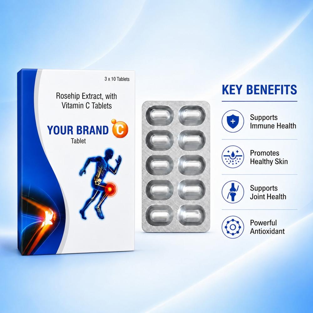 Rosehip Extract Vitamin C Tablets
