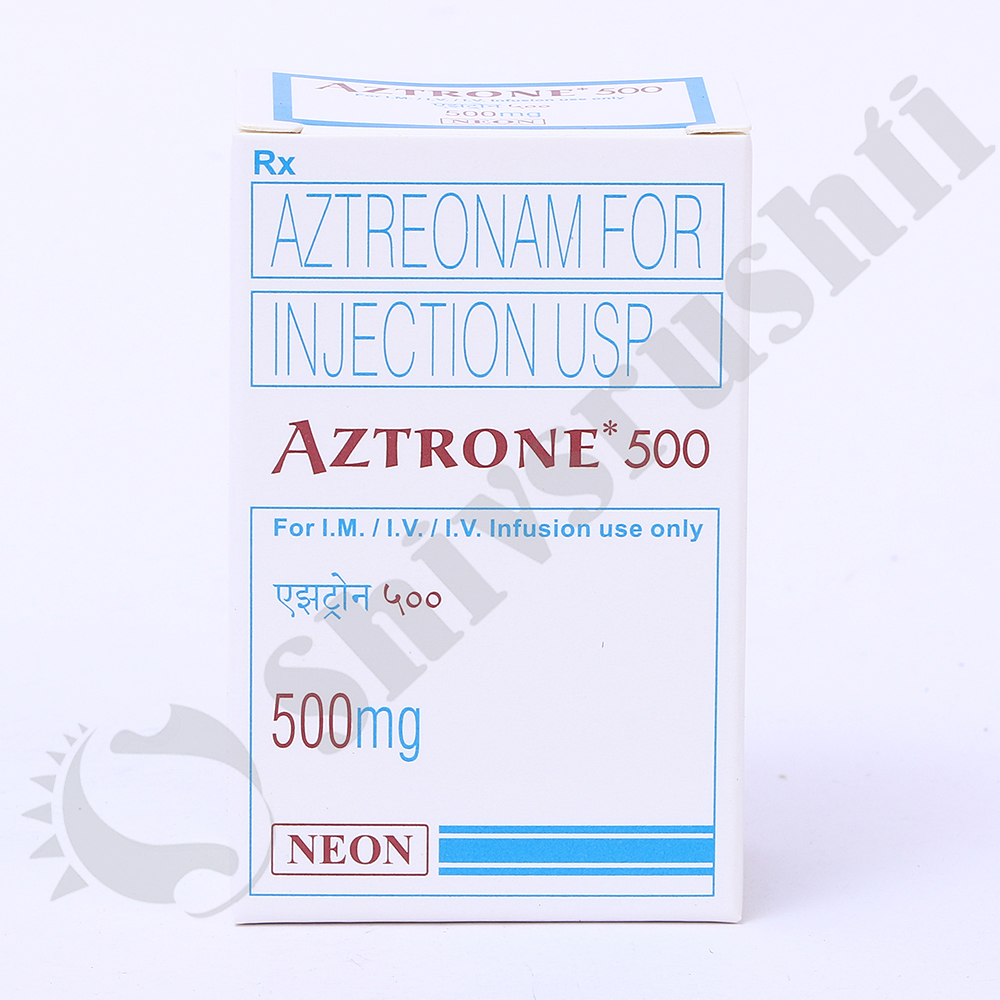 Aztrone 500 Injection - Life Span: 24 Months