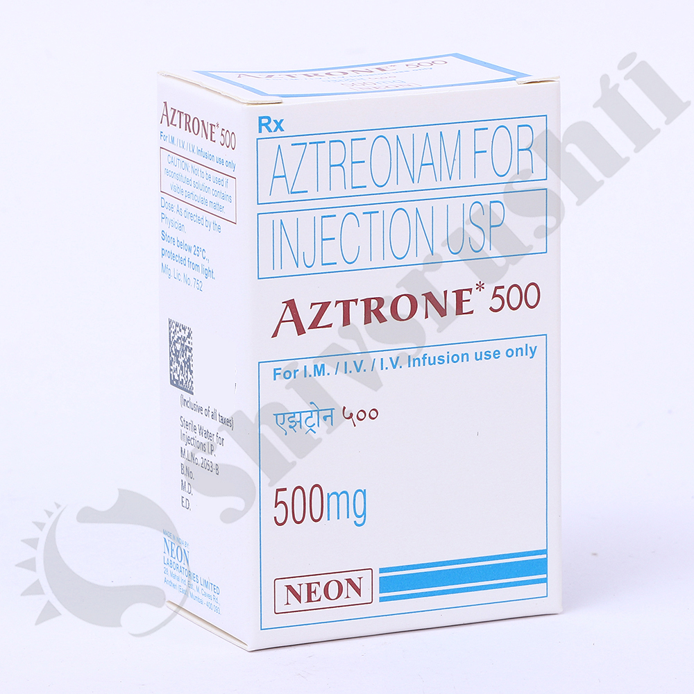 Aztrone 500 Injection - Life Span: 24 Months
