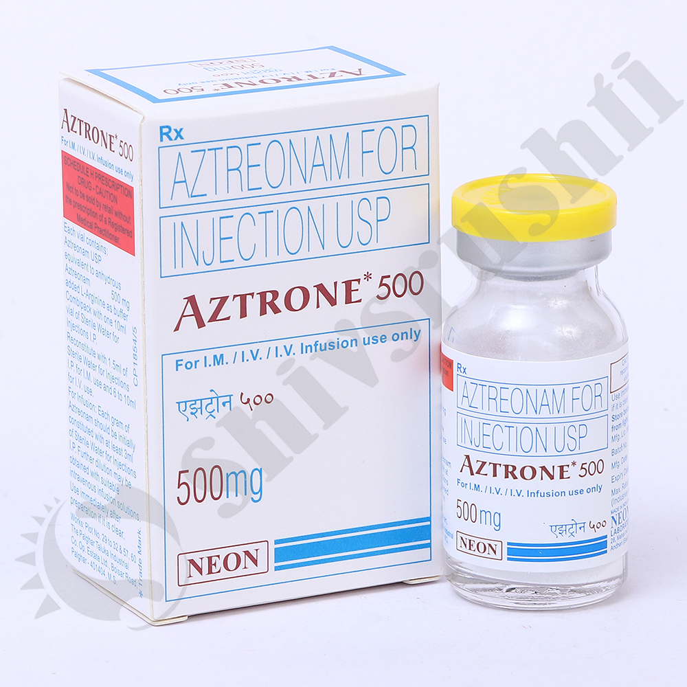 Aztrone 500 Injection - Life Span: 24 Months