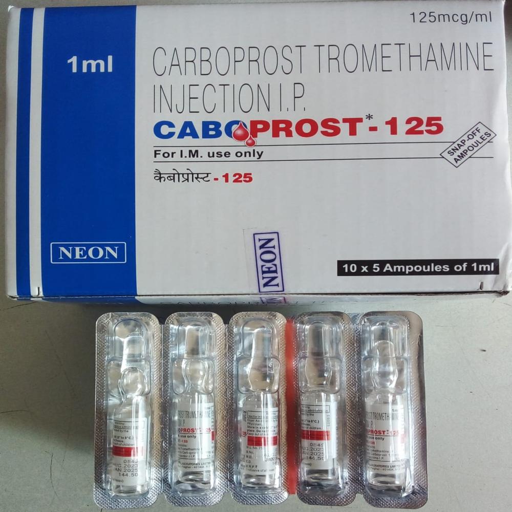 Caboprost 125Mcg/Ml - Drug Type: Injection