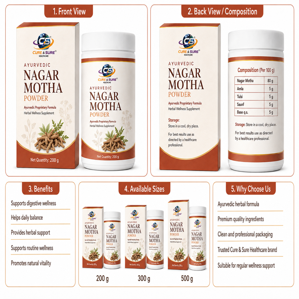 Ayurvedic Nagar Motha Powder Third Party Manufacturing