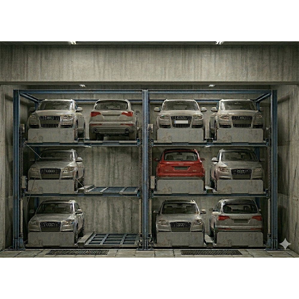 G+2 Mechanical Puzzle Parking