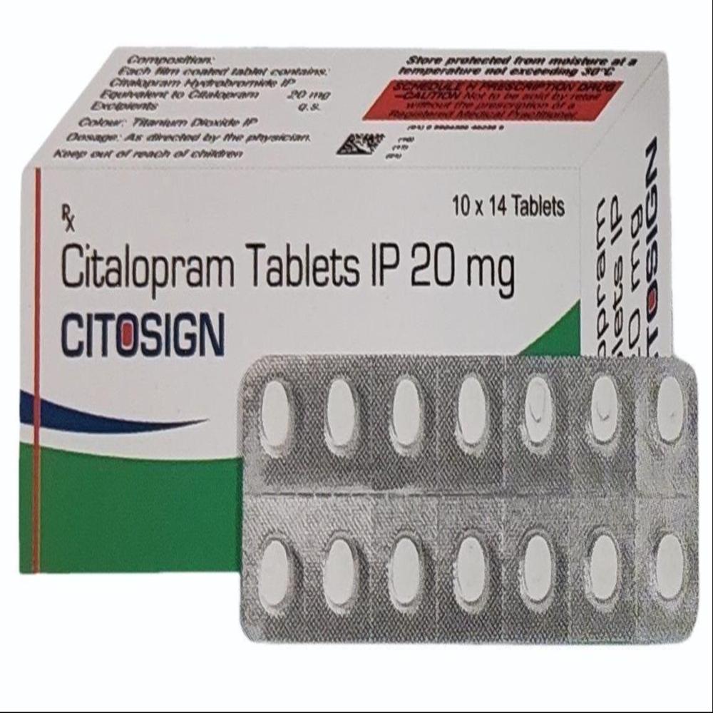 Citalopram 20 Mg Tablets