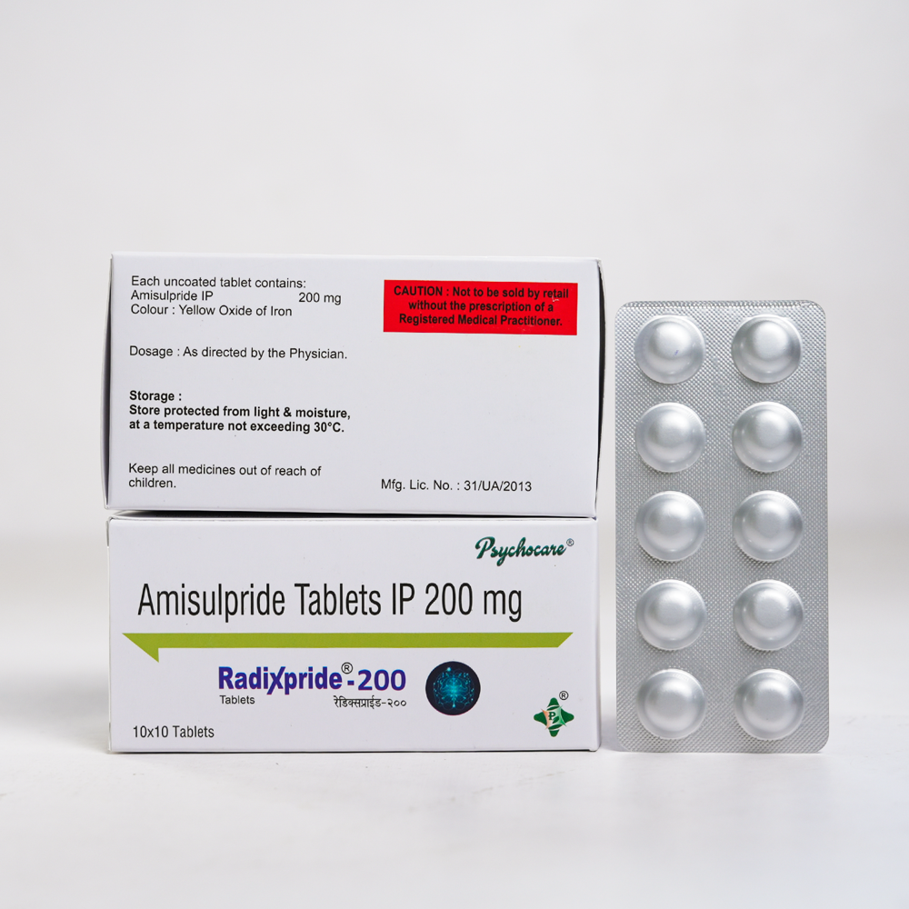 Amisulpride 200mg Tablet - Life Span: 24 Months