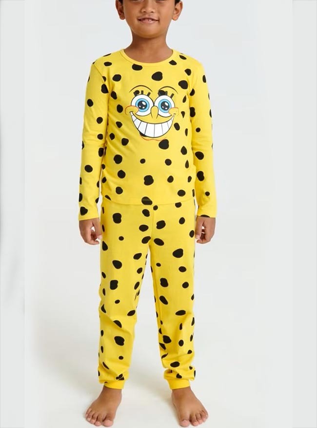 B16649 | SpongeBob Boys Printed Pyjama Set