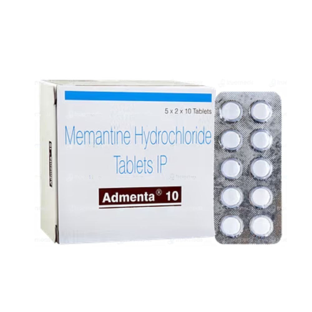 Admenta 10mg Tablet - Ingredients: Memantine Hydrochloride